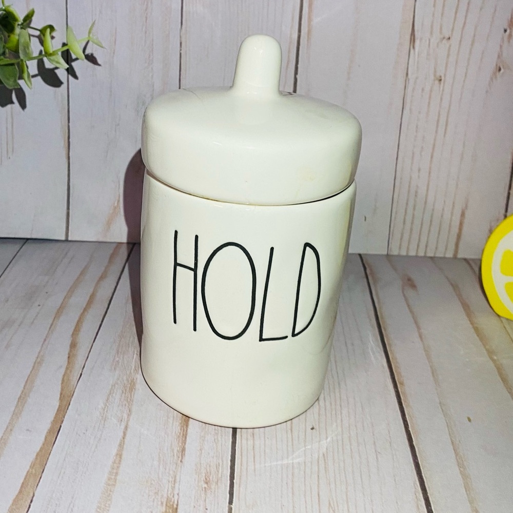 Rae Dunn HOLD canister VHTF